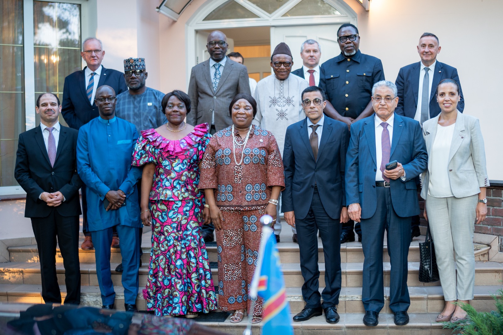 Africa Smart Investments and AfrykaPolska representatives at the official DRC diplomatic reception in Poland